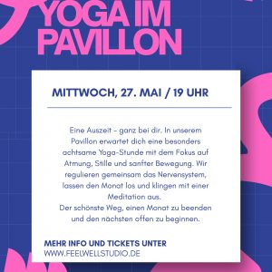 Yoga im Pavillon